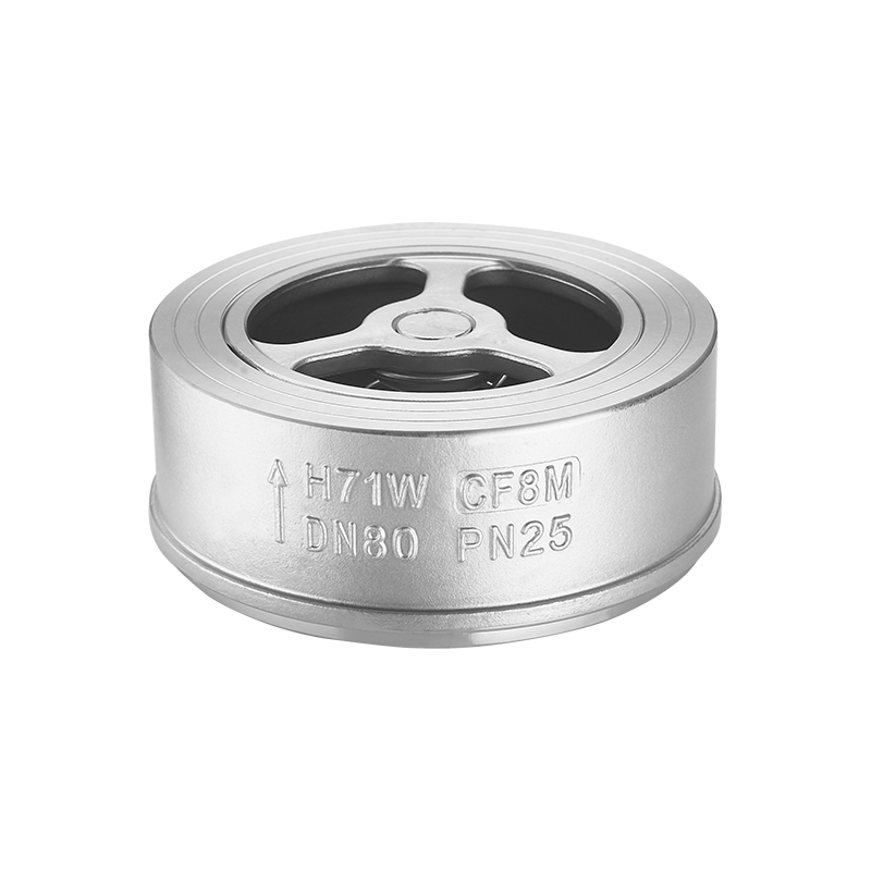 Válvula de control de agua tipo disco de acero inoxidable H71W 304/316
