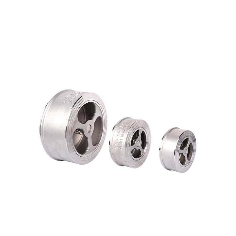 Válvula de control de agua tipo disco de acero inoxidable H71W 304/316